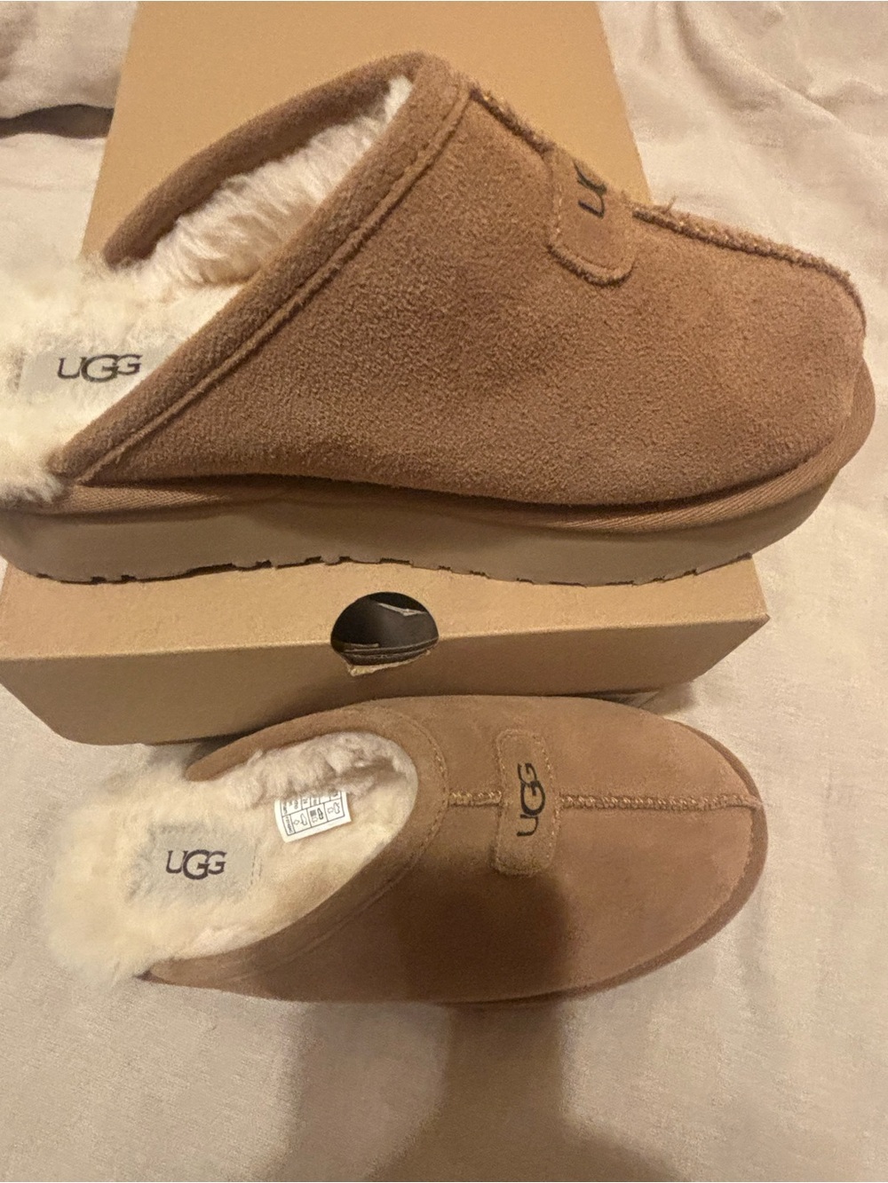 UGG Sand Suede Tazz Slip-On Clog